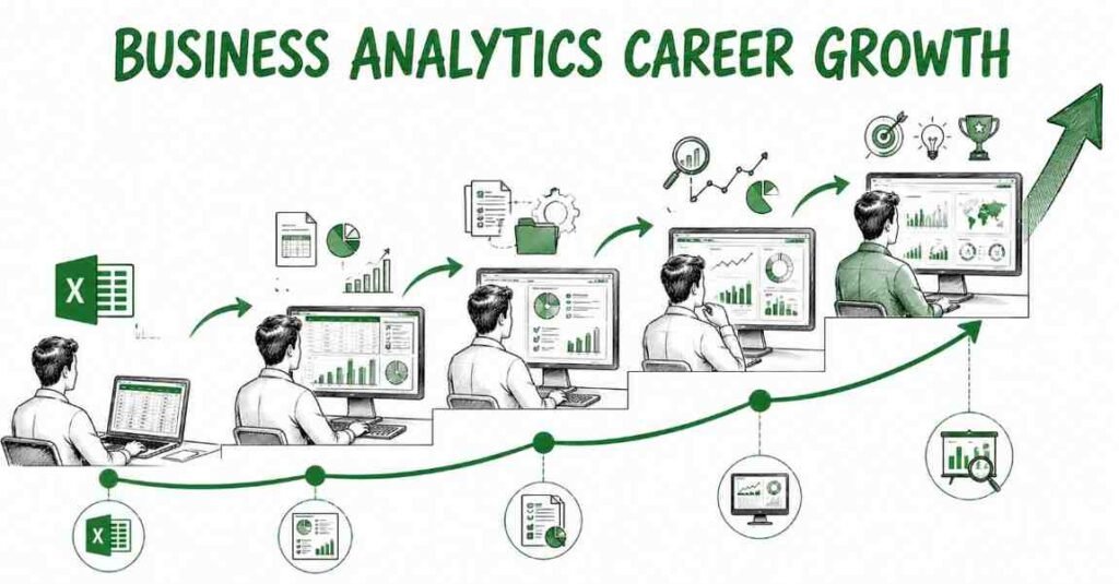 Career growth opportunities for advanced Excel professionals in business analytics