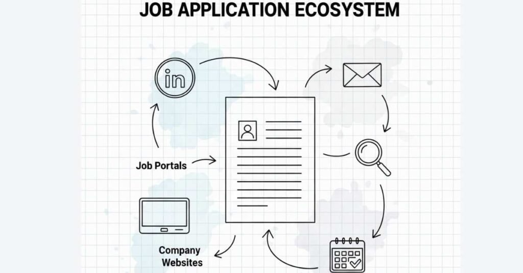 Infographic for Pega resume and job platforms.