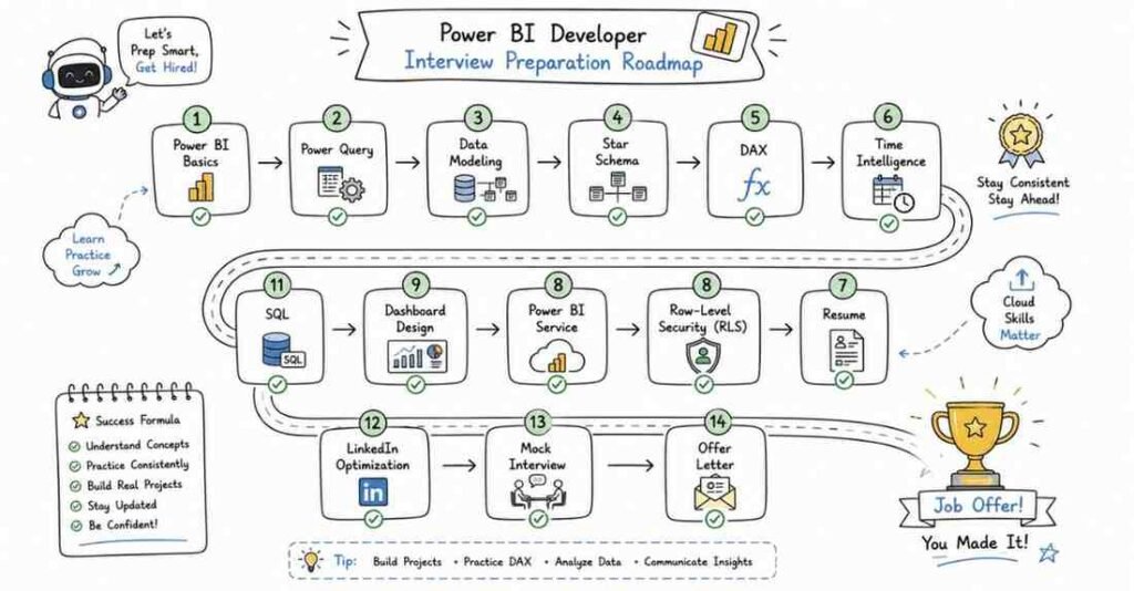 Power BI Developer Interview Checklist 2026