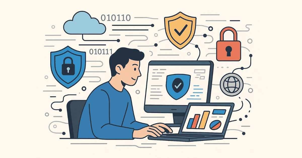 learner exploring the cybersecurity world