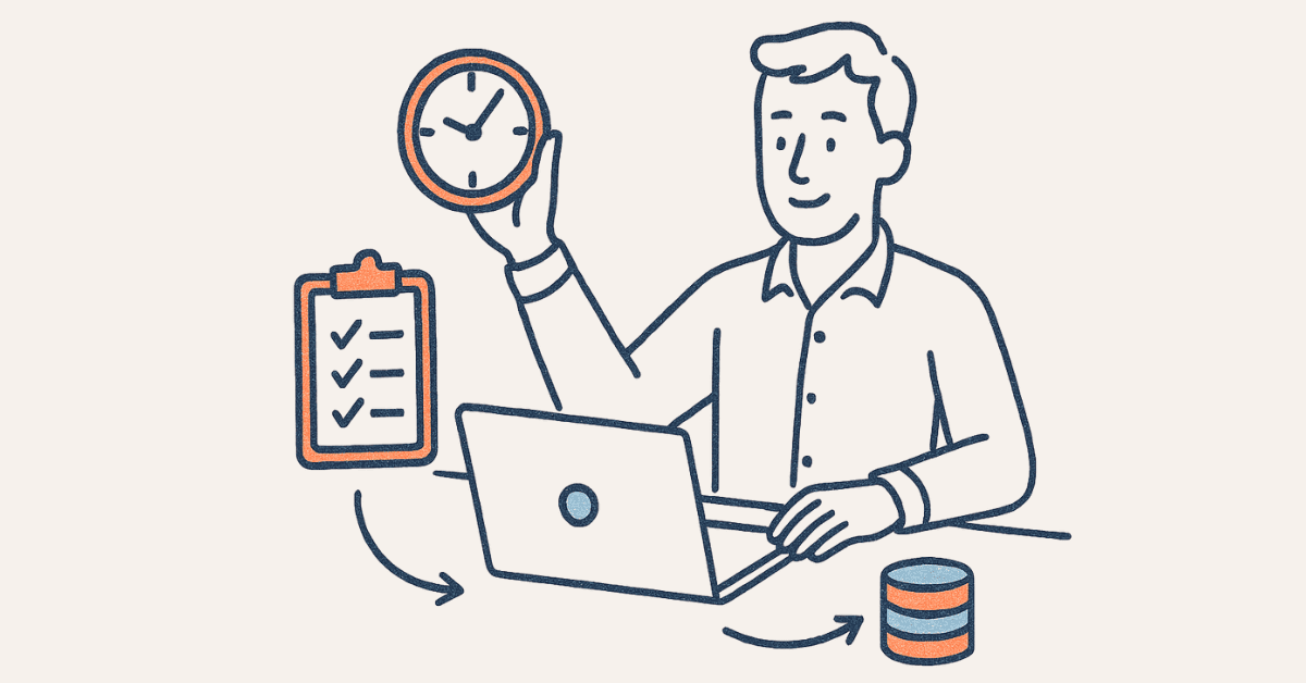 Time management for interview preparation sketch