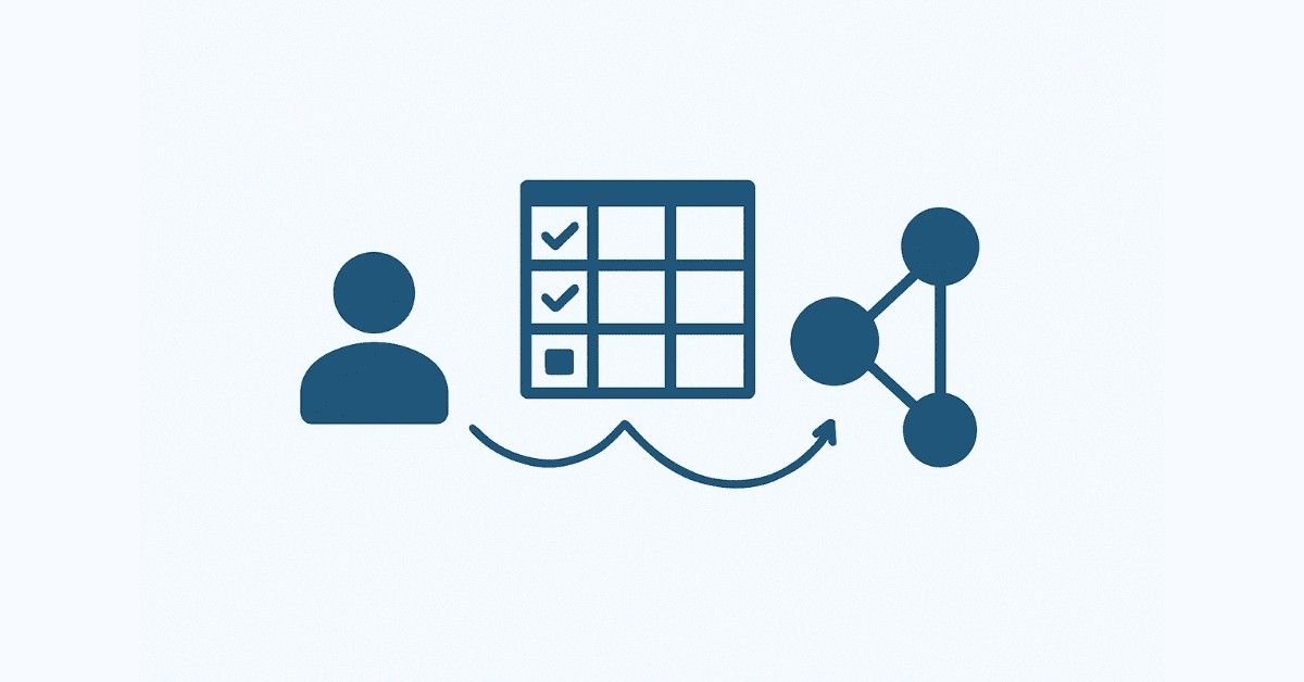 Blocks assembling into a dashboard-like structure