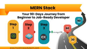 90 Days MERN Stack Course Roadmap | Frontlines Edutech