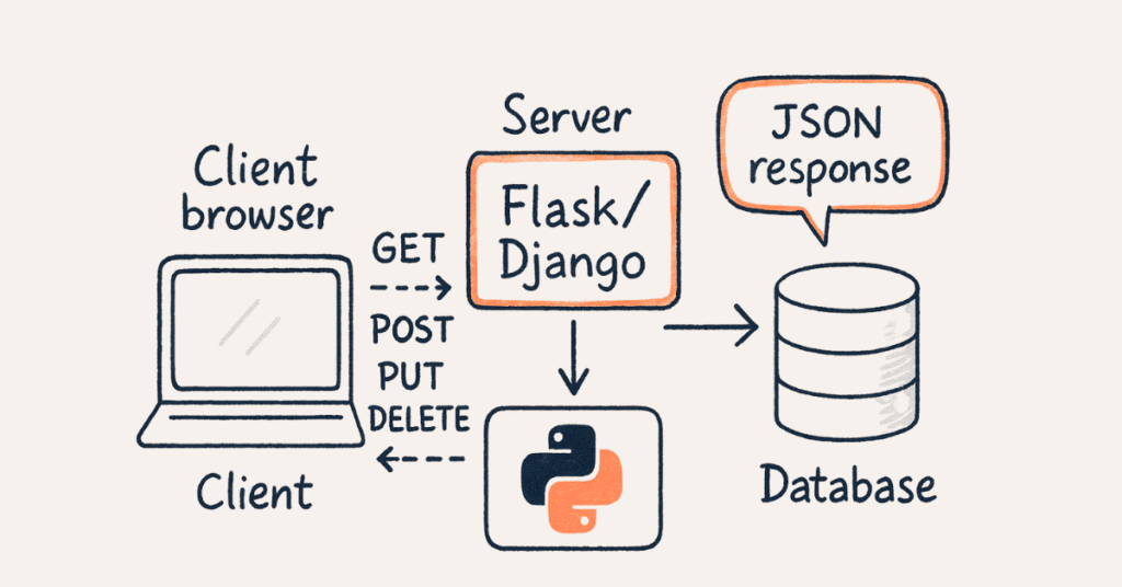 flask-architecture.webp / “Flask web framework architecture sketch”