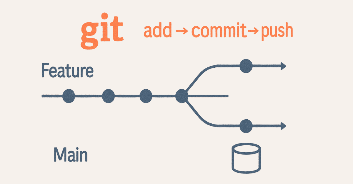 git-branching-workflow.webp / “Git branching and merging diagram sketch”