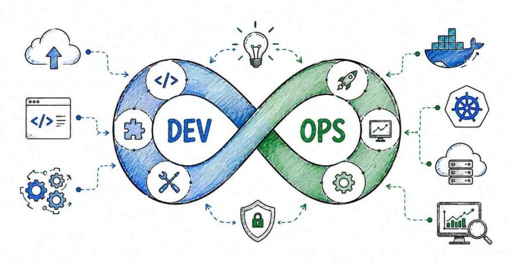 DevOps engineer working with cloud infrastructure automation and CI CD pipelines