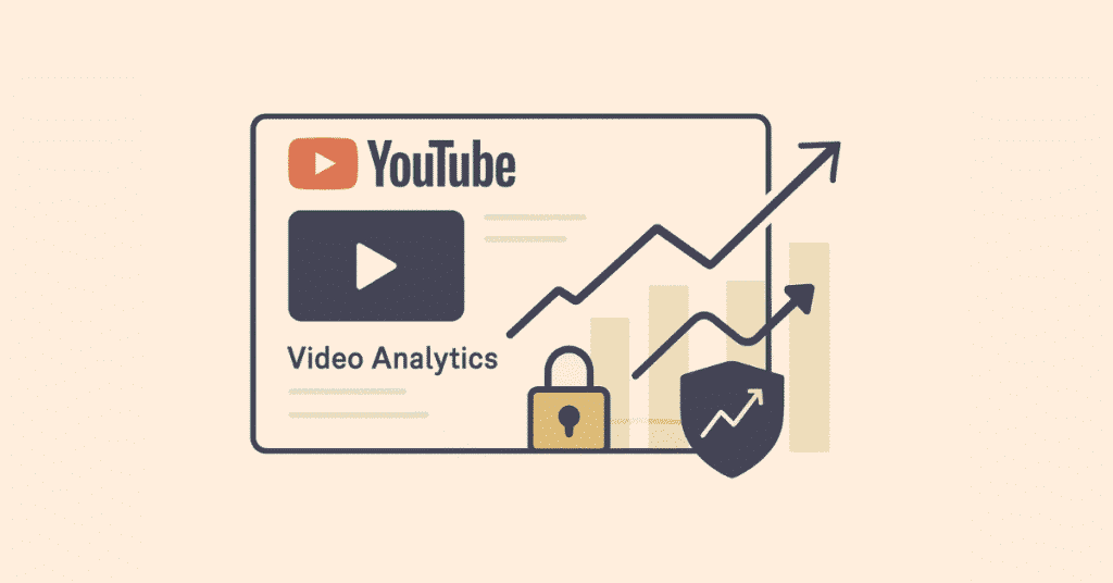 YouTube marketing and analytics illustration