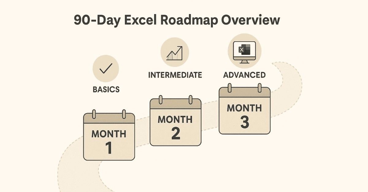 90 days excel roadmap overview
