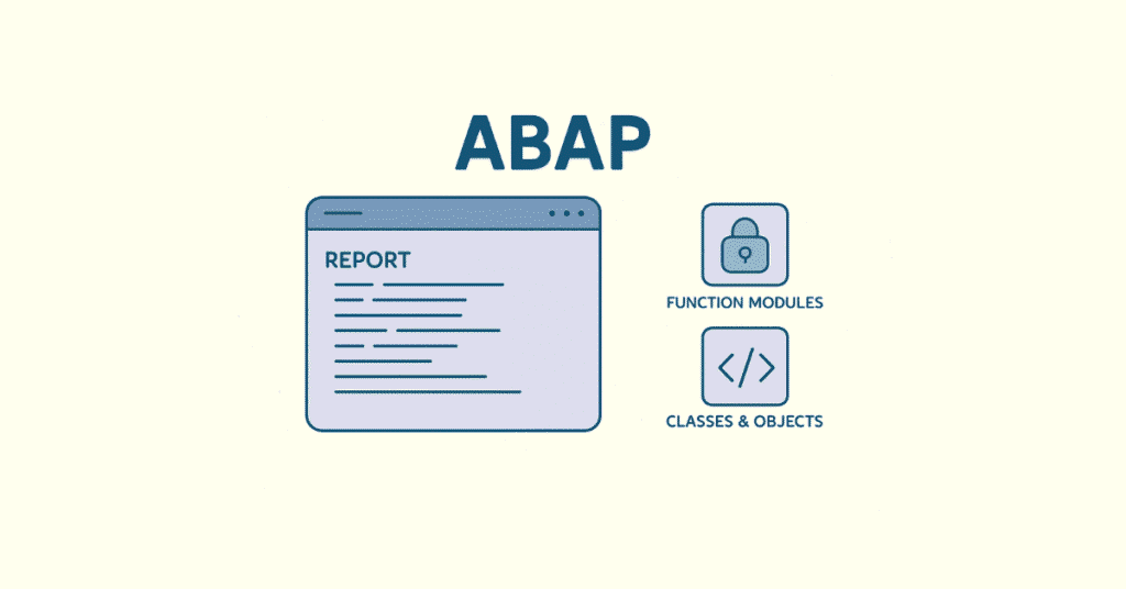 ABAP programming concept illustration