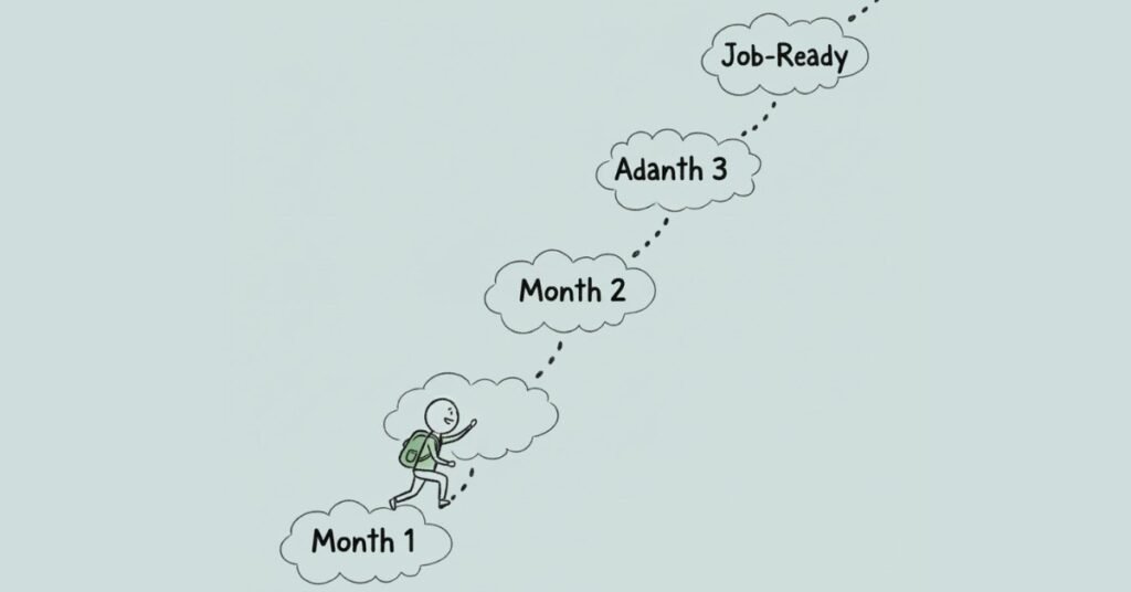 ServiceNow 90-day roadmap illustration