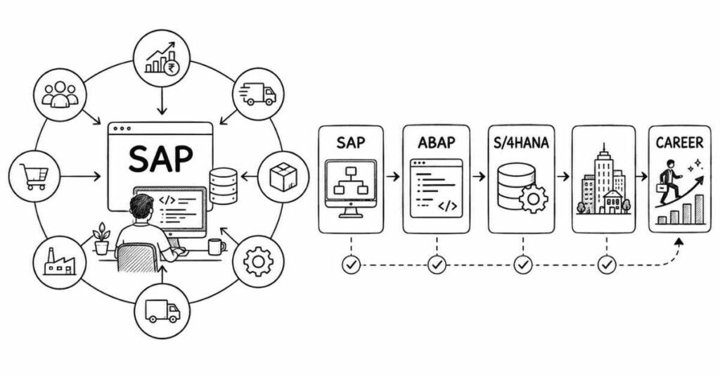 SAP ABAP Developer Career Roadmap Flowchart
