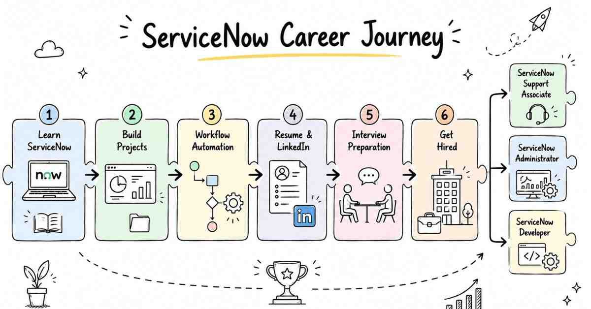 Servicenow Road Map.pdf 90-Day's ServiceNow Course Roadmap: Beginner to Developer