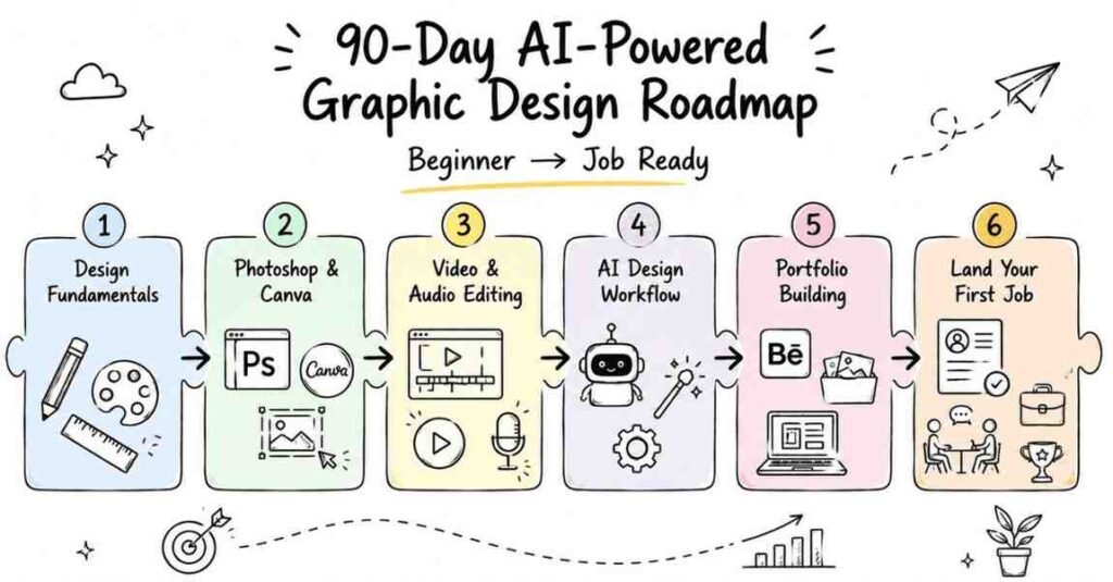 90-Day AI-Powered Graphic Design Roadmap