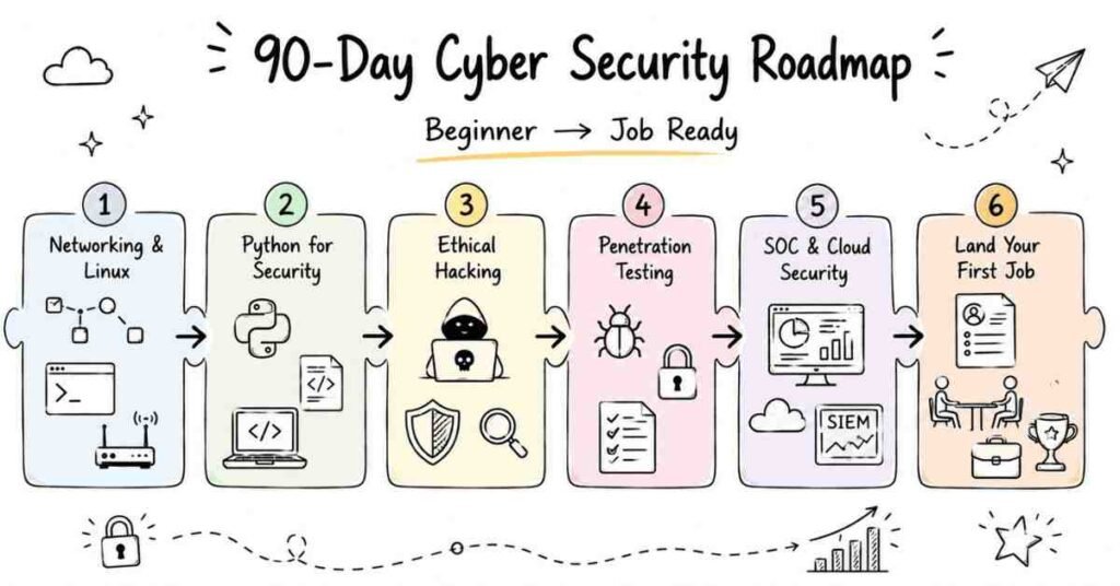 90-Day Cyber Security Learning Roadmap