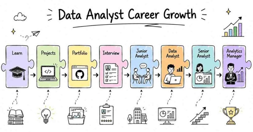 Data Analyst Career Growth Roadmap