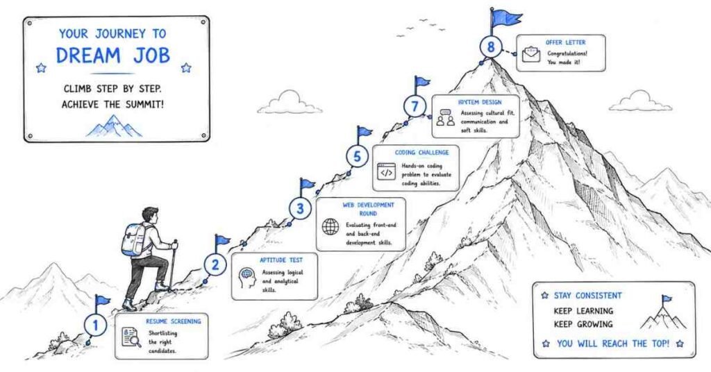 Python Full Stack interview process from resume screening to offer letter
