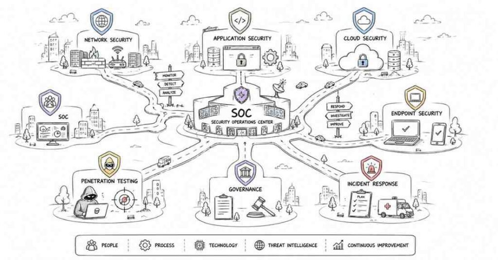 Cyber Security domains and career specialization overview
