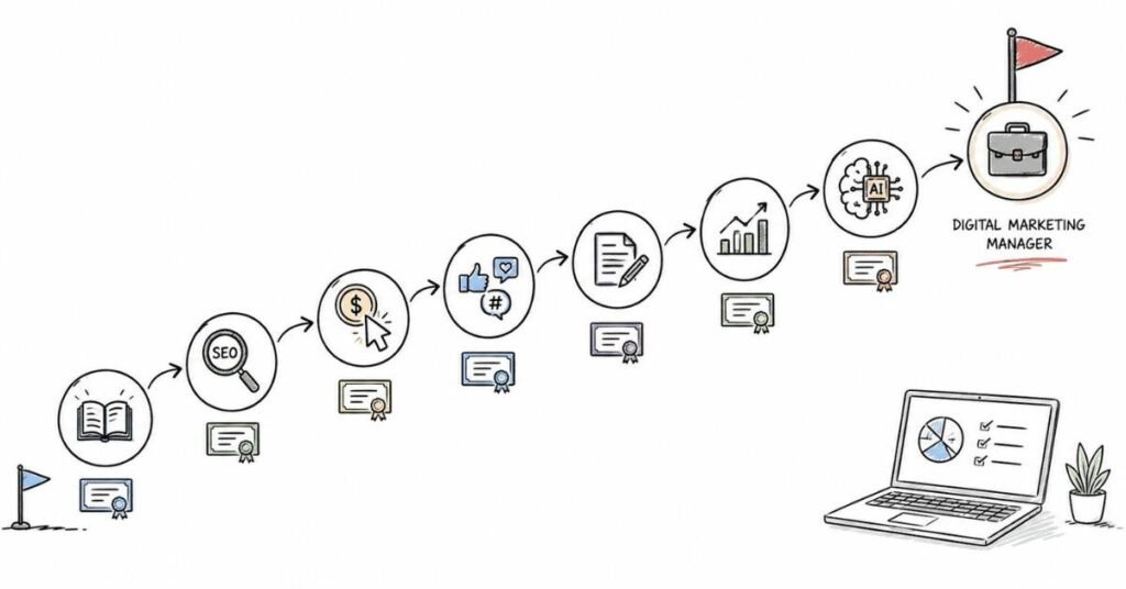 Digital Marketing career roadmap for interview preparation