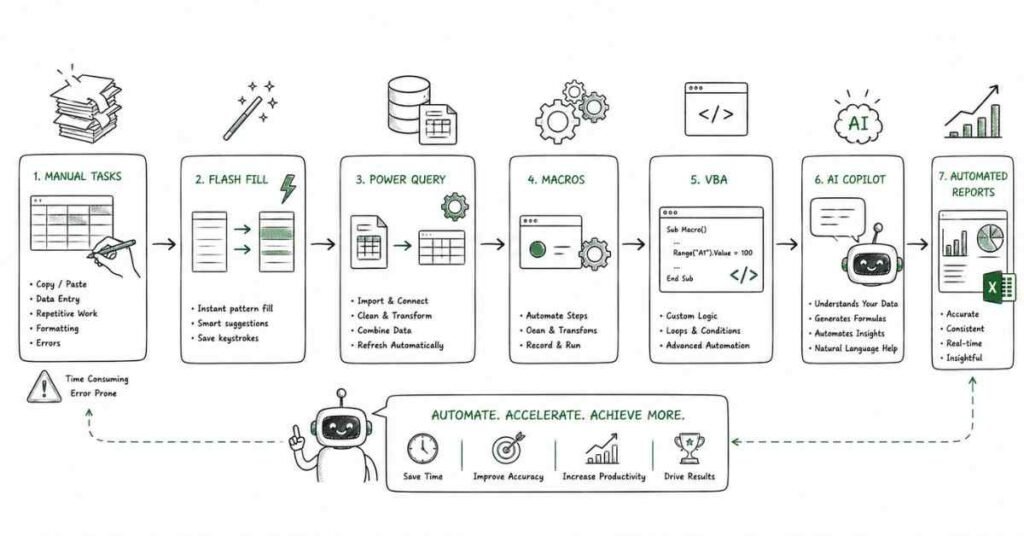 Excel automation and AI workflow