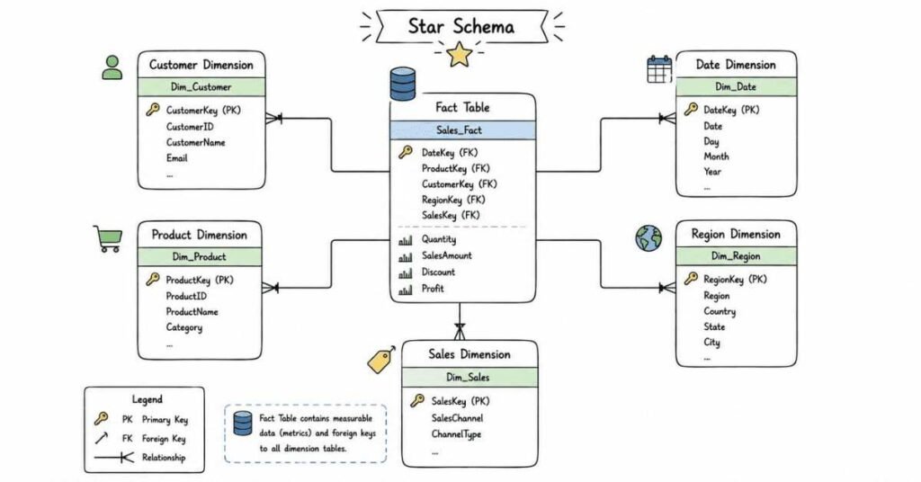 Power BI Star Schema Data Modeling