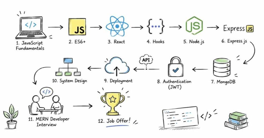 MERN Stack Developer Career Roadmap 2026