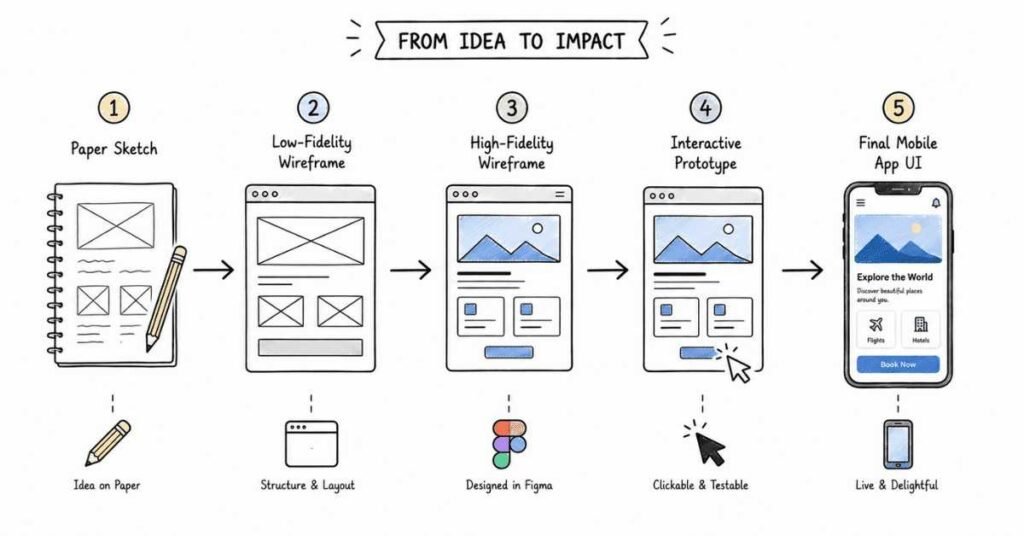 Wireframe to Prototype Process