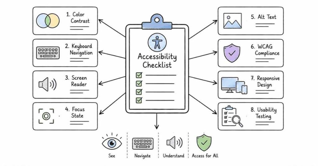 UI UX Accessibility Checklist