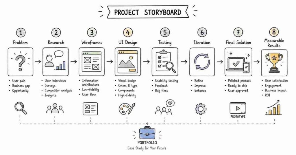 UI UX Portfolio Case Study Framework