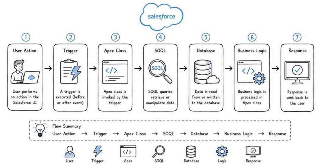 Salesforce Apex and SOQL Workflow