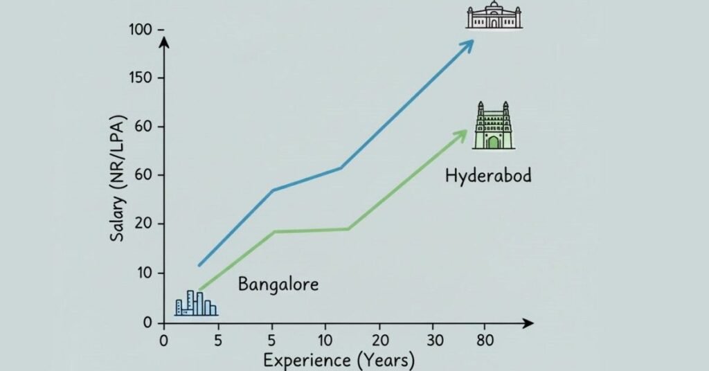 ServiceNow career demand and salary graph.