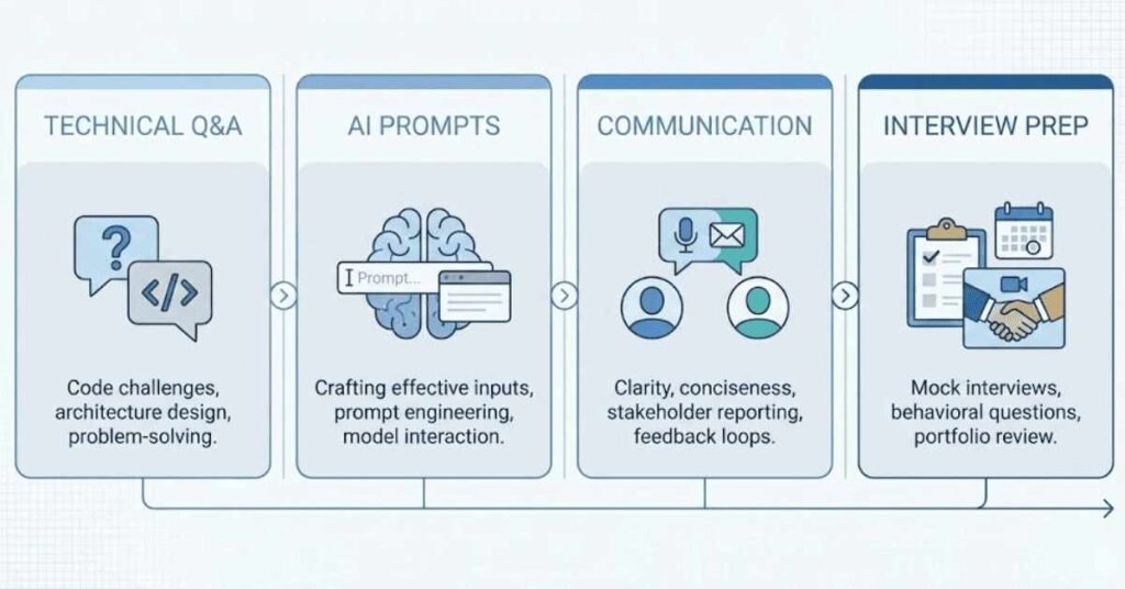 Infographic of ML modules