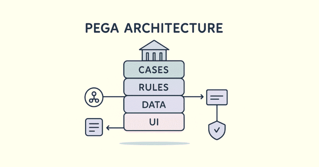 PEGA platform architecture illustration