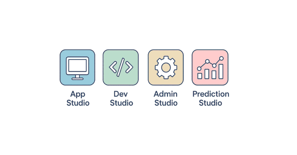 PEGA studios interface illustration