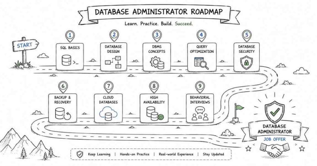 Database Administrator interview preparation roadmap 2026
