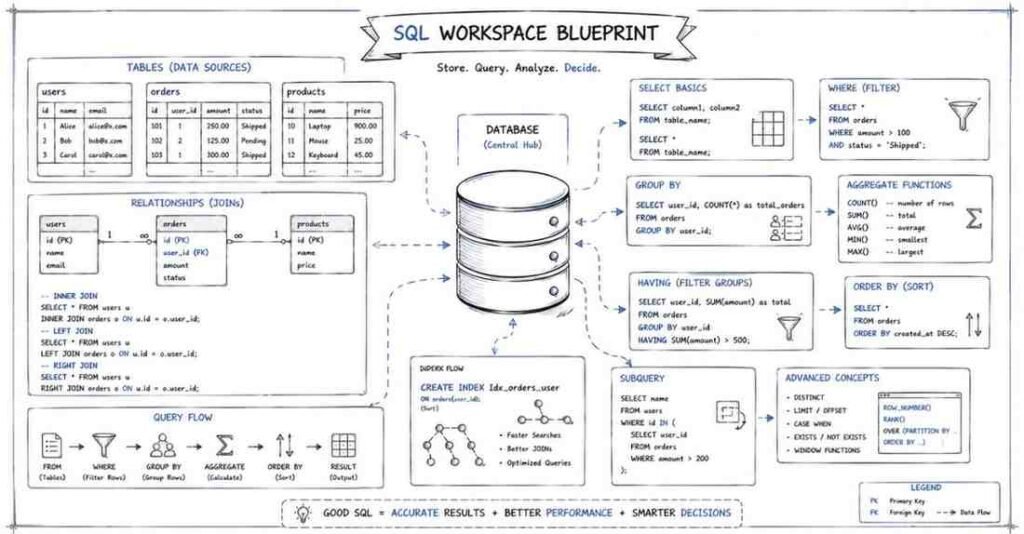 SQL fundamentals for Database Administrator interview preparation