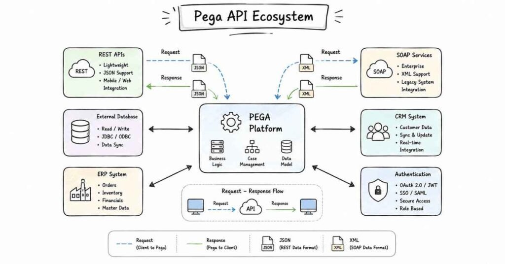 Pega REST SOAP integration architecture