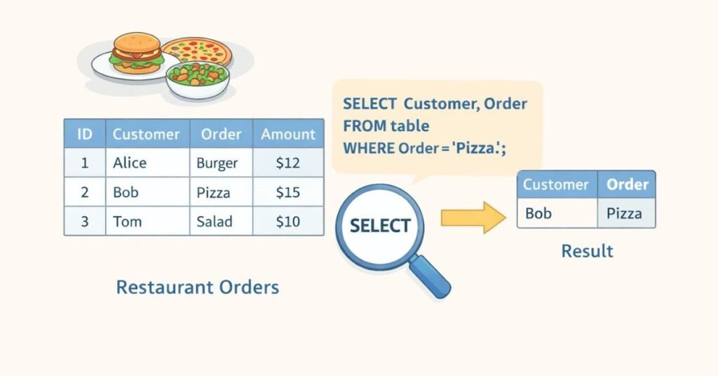 SQL explained with simple real-life analogy