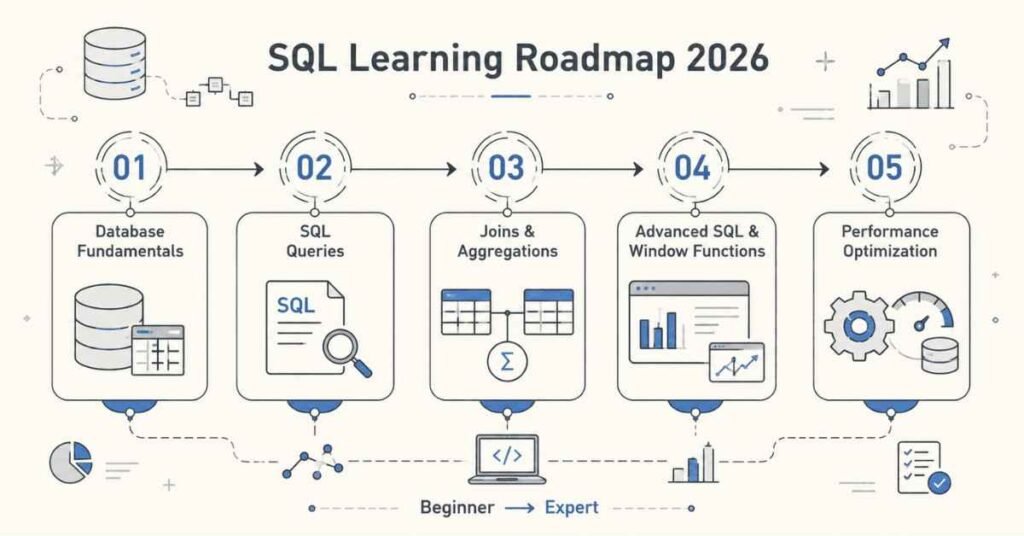 SQL Learning Roadmap from Beginner to Expert
