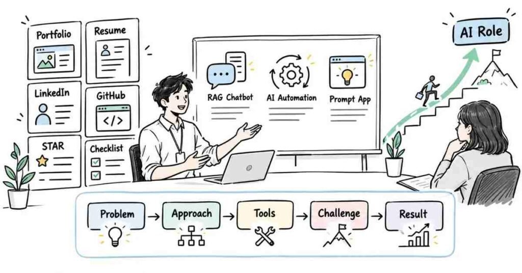 AI project portfolio resume and interview preparation checklist