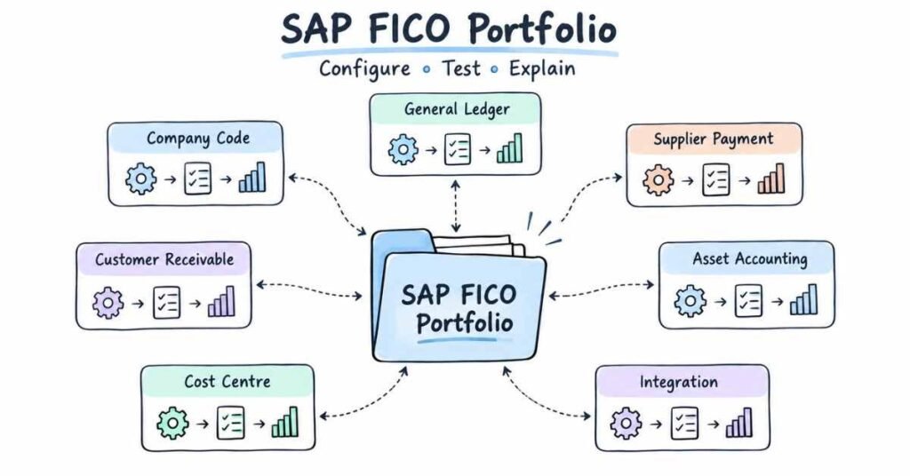 SAP FICO portfolio projects covering configuration, testing and business scenarios. | FLM | FrontlinesEduTech |