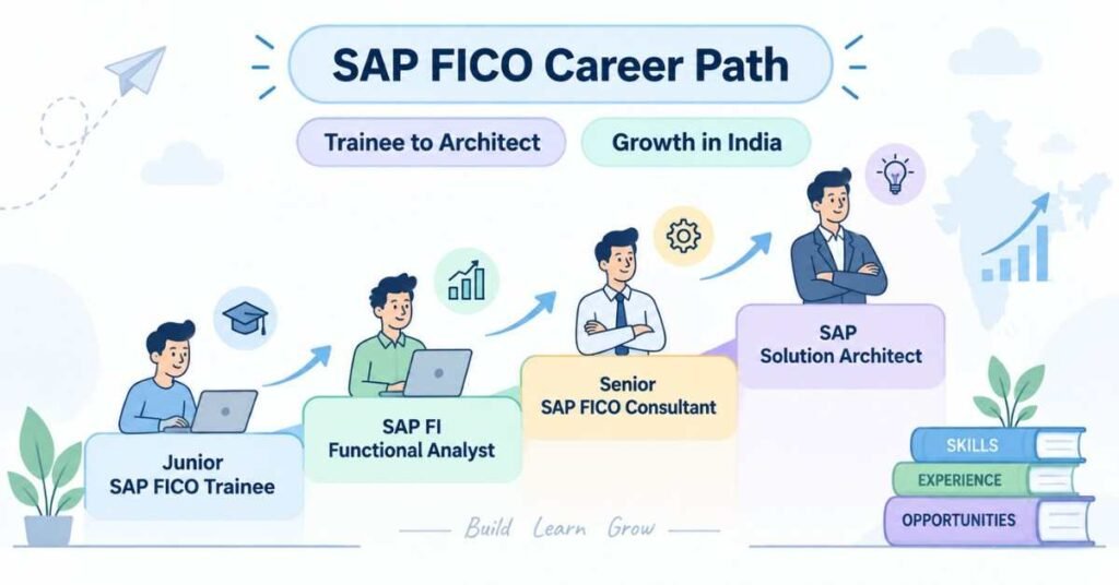 Career progression from junior trainee to analyst, consultant, and architect in India. | FLM | FrontLinesEduTech |