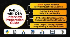 Python with DSA Interview Preparation Guide | flm | frontlines edutech